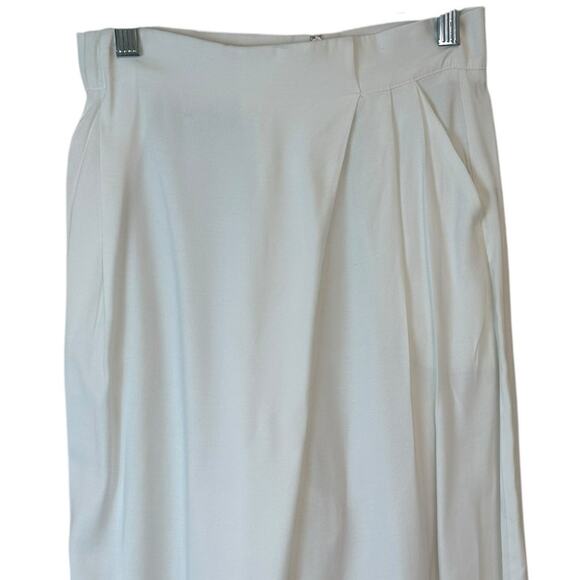 NOCHALANT Label White Off Center Closure White Dress Pants sz XS EUC - Picture 3 of 5